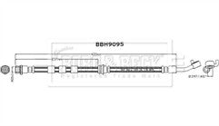 Borg & Beck - BRAKE HOSE - BBH9095 - Fits: CX-3(2015-)DK