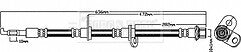 Borg & Beck - BRAKE HOSE - BBH8064 - Fits: Toyota IQ(J1) 1.0,1.3,1.4D 09-