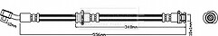 Borg & Beck - BRAKE HOSE - BBH8080 - Fits: Nissan Micra (K13) 05/10-