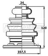 First Line - CV JOINT BOOT KIT - FCB6185 - Fits: VAG A4