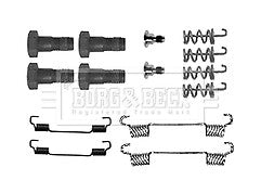 Borg & Beck - FITTING KIT - SHOES - BBK6248 - Fits: Mercedes S Class (140) 91-99