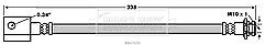 Borg & Beck - BRAKE HOSE - BBH7650 - Fits: Nissan 350Z 03-09