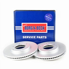 Borg & Beck - BRAKE DISC PAIR - BBD4176 - Fits: Toyota Hi-Ace 2.4 TD RWD 95-