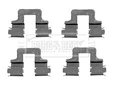Borg & Beck - FITTING KIT - PADS - BBK1230 - Fits: VAG A3, Altea,Octavia,Golf 03-
