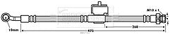 Borg & Beck - BRAKE HOSE - BBH7761 - Fits: Hyundai Accent,Kia Rio 06-