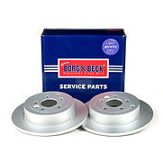 Borg & Beck - BRAKE DISC PAIR - BBD4599 - Fits: Land Rover Freelander 2.2 TD4