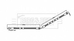 Borg & Beck - BRAKE HOSE - BBH8854 - Fits: Ranger TKE 2011-