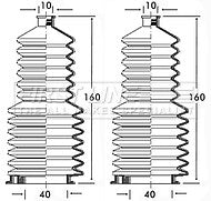 First Line - STEERING GAITER KIT - FSG3103 - Fits: Renault - Power Steering