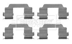 Borg & Beck - FITTING KIT - PADS - BBK1278 - Fits: GM Agila, Suzuki Splash 08-