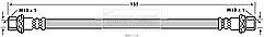 Borg & Beck - BRAKE HOSE - BBH7724 - Fits: Toyota Prius 09-