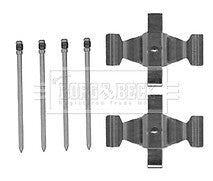 Borg & Beck - FITTING KIT - PADS - BBK1570 - Fits: Mercedes E Class (211) 02-08