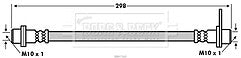Borg & Beck - BRAKE HOSE - BBH7560 - Fits: PSA C-Cross,4007,Mit Outlander