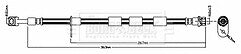 Borg & Beck - BRAKE HOSE - BBH8827 - Fits: Fiesta VII CE1 2017-