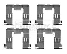 Borg & Beck - FITTING KIT - PADS - BBK1379 - Fits: Nissan Patrol (Y61) 00-10