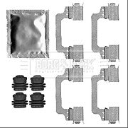 Borg & Beck - FITTING KIT - PADS - BBK1355 - Fits: L'Rover RangeRover 3.6TD 4/06-