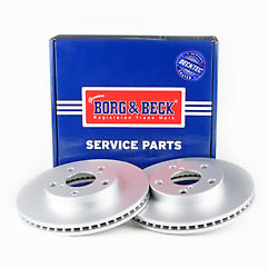 Borg & Beck - BRAKE DISC PAIR - BBD4345 - Fits: Toyota RAV-4 00-