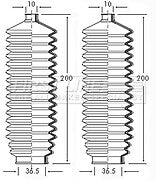 First Line - STEERING GAITER KIT - FSG3039 - Fits: Ford - Manual Steering