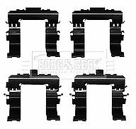 Borg & Beck - FITTING KIT - PADS - BBK1622 - Fits: Subaru Legacy,Outlook 09-14