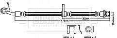 Borg & Beck - BRAKE HOSE - BBH8574 - Fits: HONDA CR-Z 04/10-