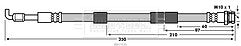 Borg & Beck - BRAKE HOSE - BBH7639 - Fits: Mazda 6 GH 1.8,2.0,2.2,2.5