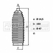 First Line - STEERING GAITER KIT - FSG3477 - Fits: Hyundai i30 2012-
