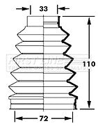 First Line - CV JOINT BOOT KIT - FCB6000 - Fits: Lexus GS300, Mercedes A Class