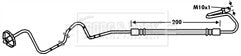 Borg & Beck - BRAKE HOSE - BBH7838 - Fits: PSA C4,DS4,307,308