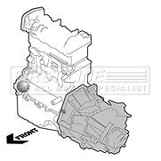 First Line - ENGINE MOUNTING - FEM4038 - Fits: Ford Focus Mk I 98-05 1.4i