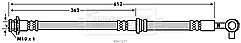 Borg & Beck - BRAKE HOSE - BBH7657 - Fits: Nissan Qashqai,Qashqai +2 J10