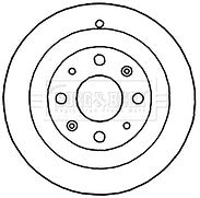 Borg & Beck - BRAKE DRUM - BBR7195 - Fits: Vauxhall Corsa 06-