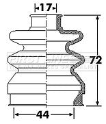 First Line - CV JOINT BOOT KIT - FCB6264 - Fits: Porsche 911
