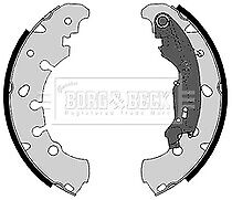 Borg & Beck - BRAKE SHOES - BBS6364 - Fits: Vauxhall Corsa 1.0,1.2 10/06-