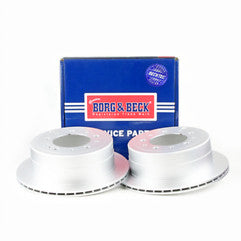 Borg & Beck - BRAKE DISC PAIR - BBD4343 - Fits: Toyota L'cruiser Amazon 98-07