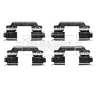 Borg & Beck - FITTING KIT - PADS - BBK1240 - Fits: Mercedes GL,M Class(166)07/12-