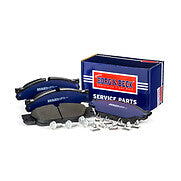 Borg & Beck - FRONT BRAKE PADS - BBP1869 - Fits: Jaguar S Type 4.2 02-