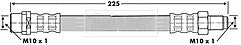 Borg & Beck - BRAKE HOSE - BBH6635 - Fits: Audi A4 all mods exc. quattro