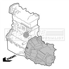 First Line - ENGINE MOUNTING - FEM4449 - Fits: PSA C4, 4007, 4008 06-