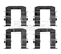 Borg & Beck - FITTING KIT - PADS - BBK1407 - Fits: Kia Sorento I 08/02-06/10