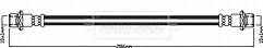 Borg & Beck - BRAKE HOSE - BBH8337 - Fits: TOYOTA YARIS 04/12-