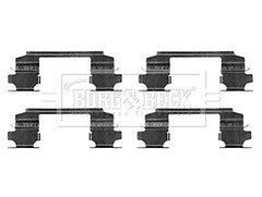 Borg & Beck - FITTING KIT - PADS - BBK1282 - Fits: Nissan X-Trail 01-