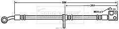 Borg & Beck - BRAKE HOSE - BBH7753 - Fits: Honda Civic VIII 2.0 (FN,FK)