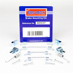 Borg & Beck - FITTING KIT - SHOES - BBK6357 - Fits: NISSAN Micra V 12/16-