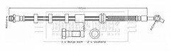Borg & Beck - BRAKE HOSE - BBH8734 - Fits: RANGE ROVER IV L405 2012>