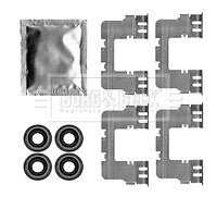 Borg & Beck - FITTING KIT - PADS - BBK1396 - Fits: Chrysler 300C 09/04-11/12
