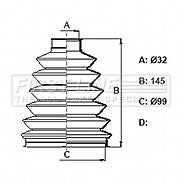 First Line - CV JOINT BOOT KIT - FCB6171 - Fits: Mercedes ML230, ML320