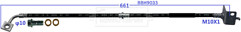 Borg & Beck - BRAKE HOSE - BBH9033 - Fits: Model S 2012-2019,Model X 2016-2019