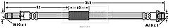 Borg & Beck - BRAKE HOSE - BBH7784 - Fits: Ford Galaxy(WA6),S-Max(WA6)