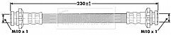 Borg & Beck - BRAKE HOSE - BBH6883 - Fits: Nissan Micra II(K11)