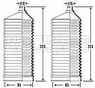First Line - STEERING GAITER KIT - FSG3336 - Fits: Mercedes A Class A168