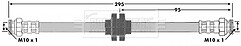 Borg & Beck - BRAKE HOSE - BBH6098 - Fits: Fiat Cinquecento,Seiento